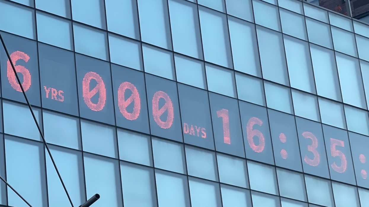 Climate Clock drops below six years as 'summer of hell' scorches Earth