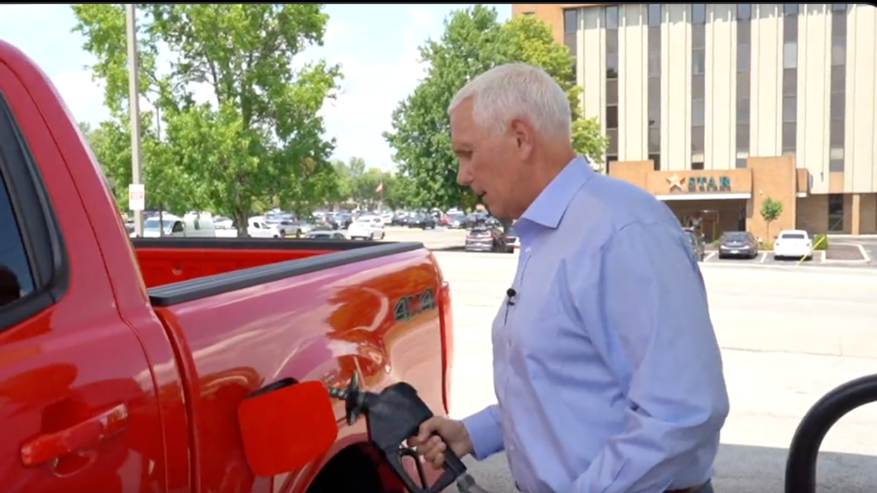 'You absolute idiot': Mike Pence brutally mocked for 'Michael Dukakis moment' at a gas pump