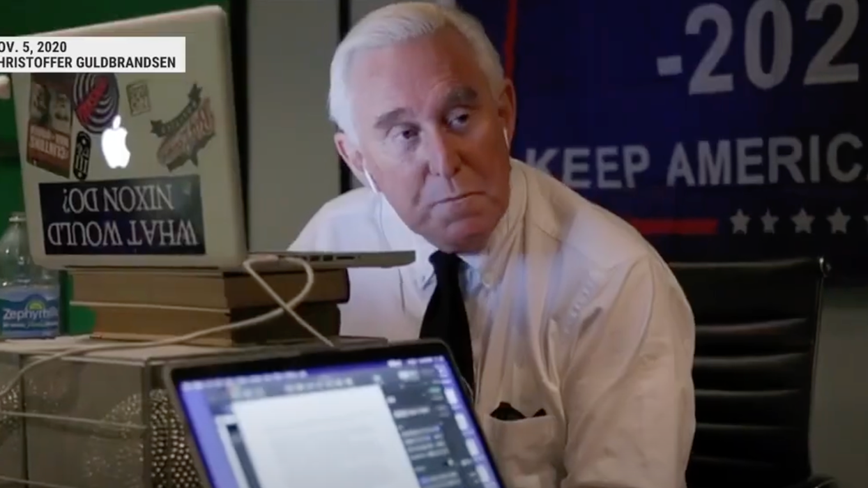 MSNBC releases new footage of Roger Stone discussing fake electors plot