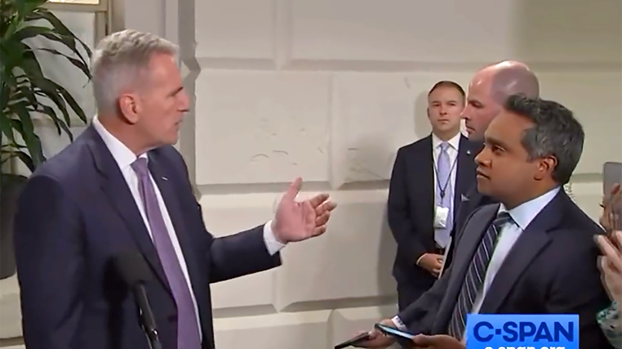 Watch: McCarthy snaps at CNN reporter for asking why he 'changed his words' on impeachment
