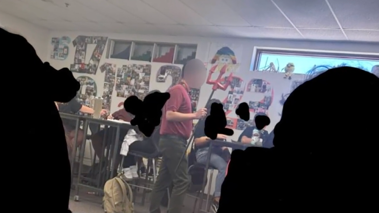 Teacher put on leave after dressing up in devil costume and saying ’hail Satan’ to students