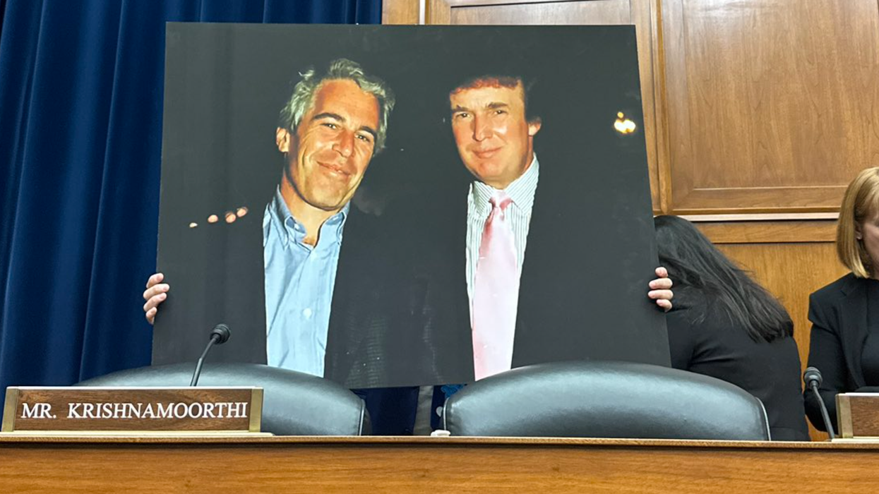 House Democrat trolls Trump with Epstein photo during House Oversight Committee hearing