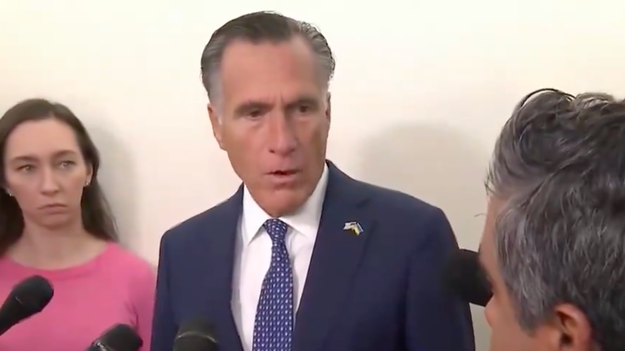 Mitt Romney accuses Trump of delaying border legislation 'because he wants to blame Biden'