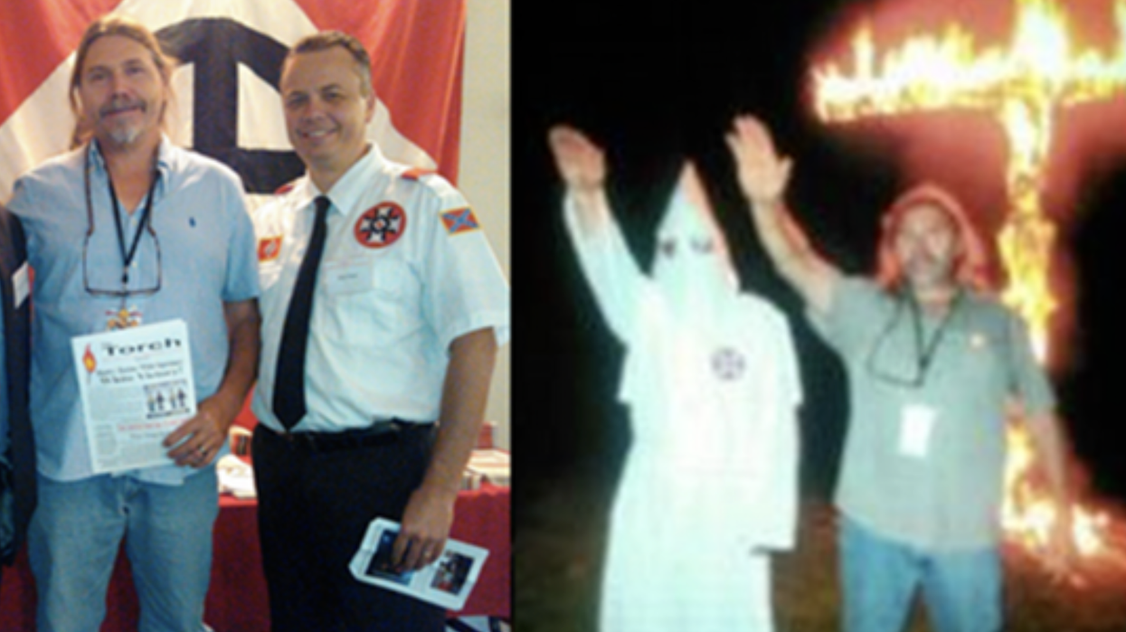 GOP candidate for governor outed as KKK member after cross burning photo emerges