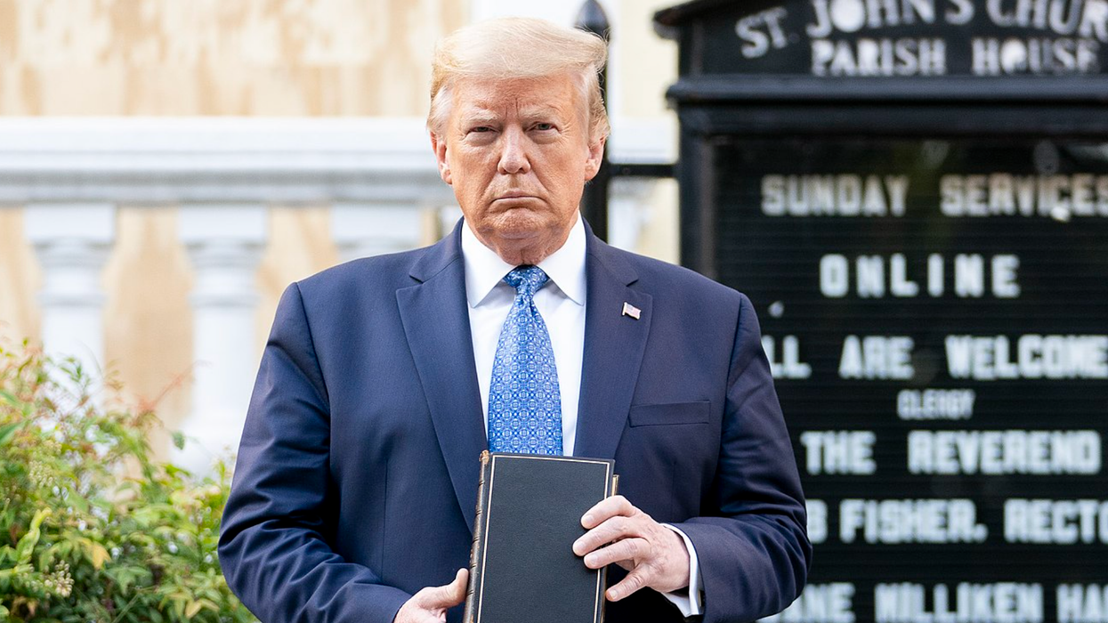 The overlooked detail in Trump’s Bible sales pitch