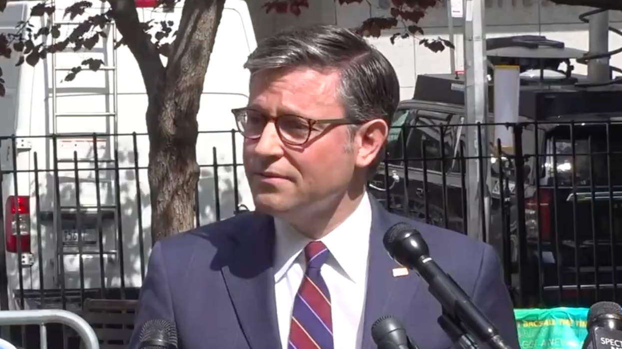 Mike Johnson skips out on getting must-pass bill through House to praise Trump in Manhattan