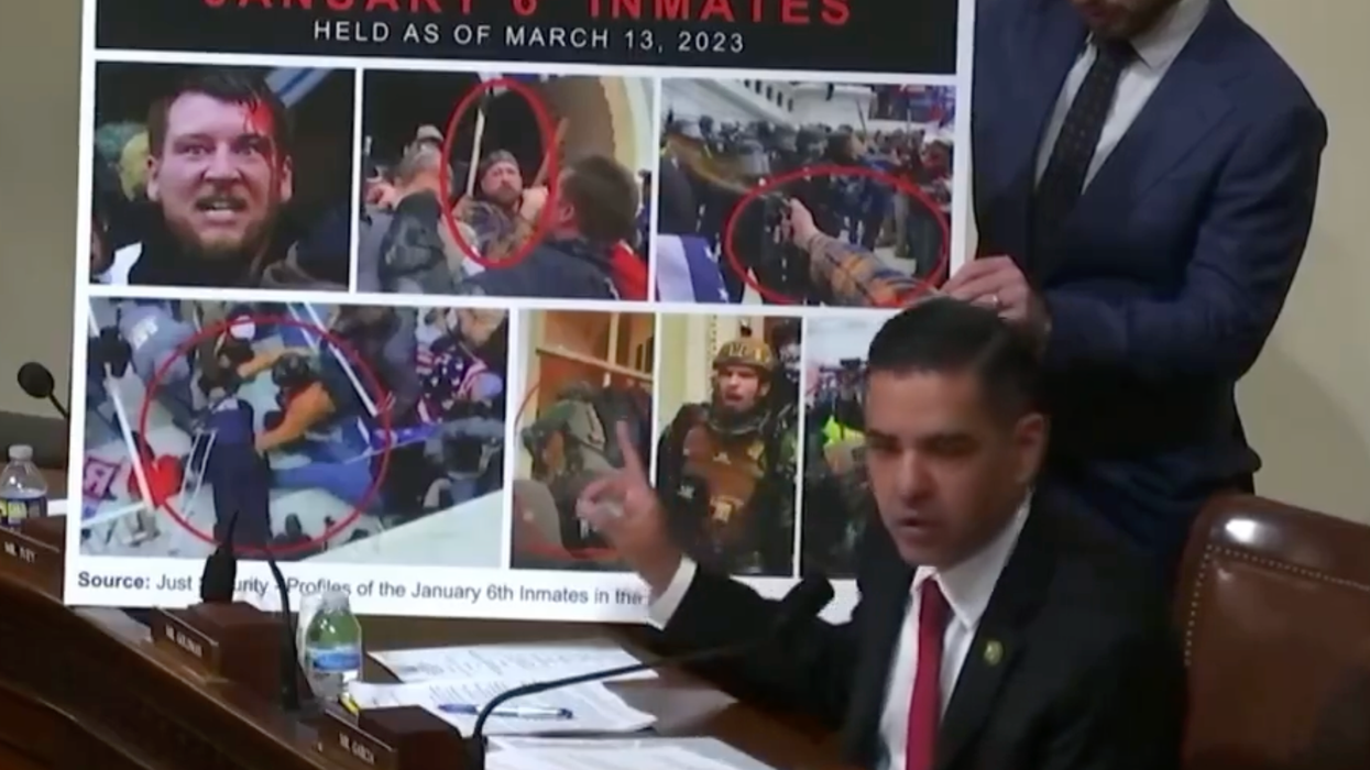 Jailed J6 rioters who attacked cops were 'hugged' by GOP members of Congress: House Dem