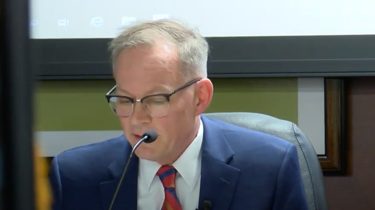 Mayor of battleground state city caught on camera moving ballot box: 'You can’t do that'