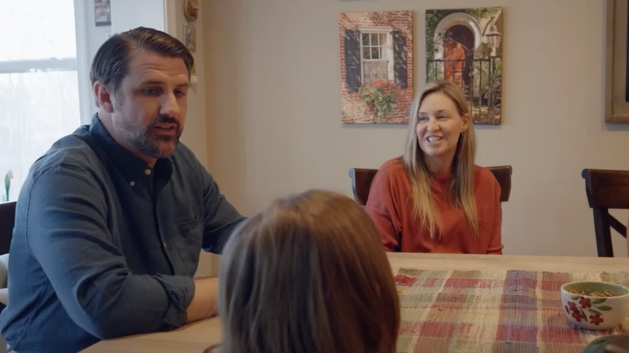 GOP candidate caught posing with 'wife and children of a longtime friend' in campaign video