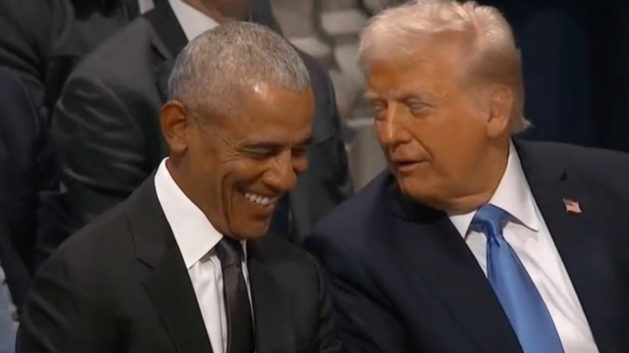 'Why Dems lost': Critics bemused by 'embarrassing' vid of Trump, Obama 'yakking it up' at Carter funeral