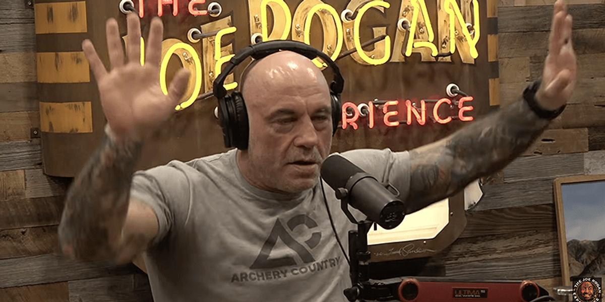 Joe Rogan Out Cold Joe Rogan flat-out laughs at Trump's Jesus pic excuse - Alternet.org