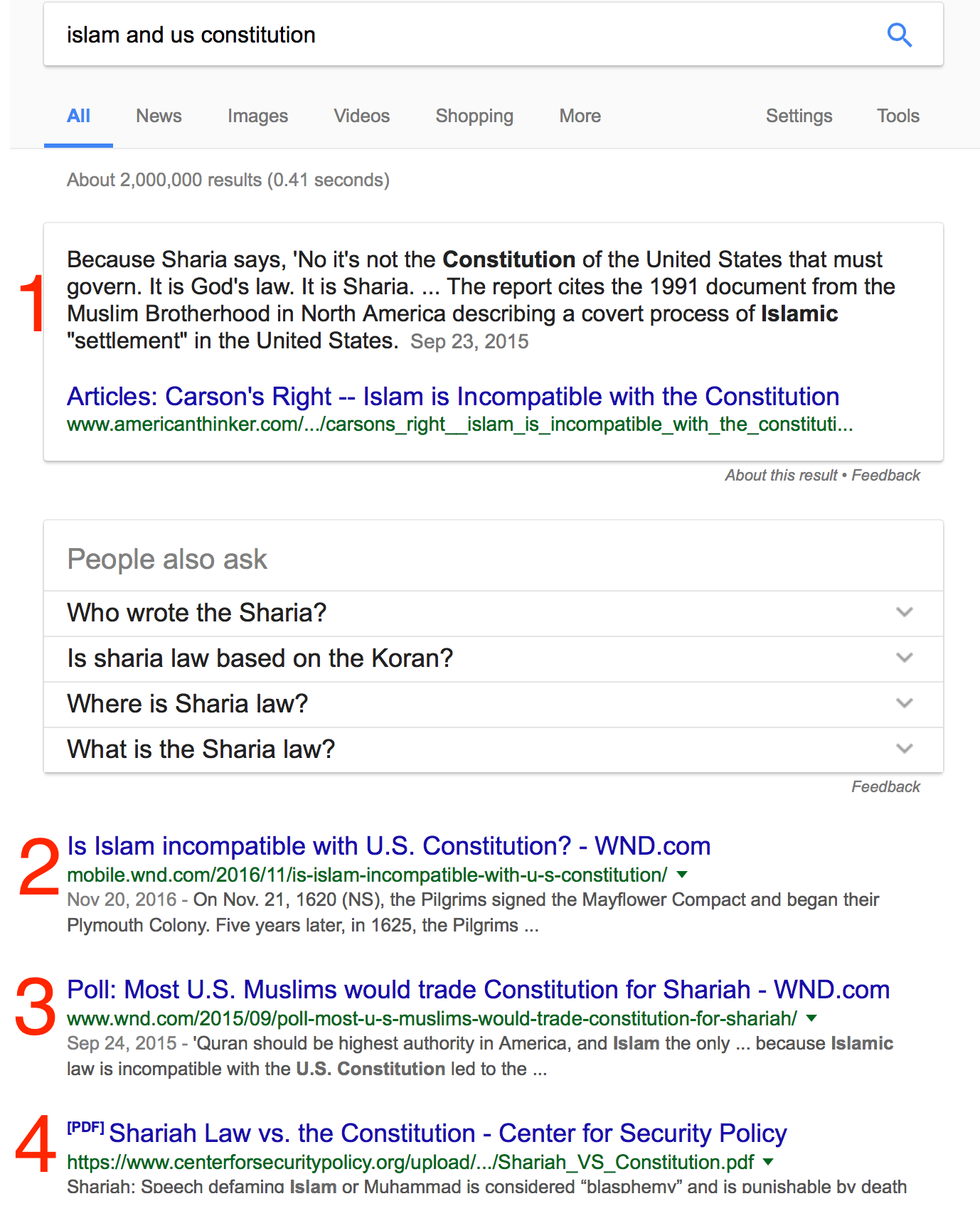 Islam and us constitution