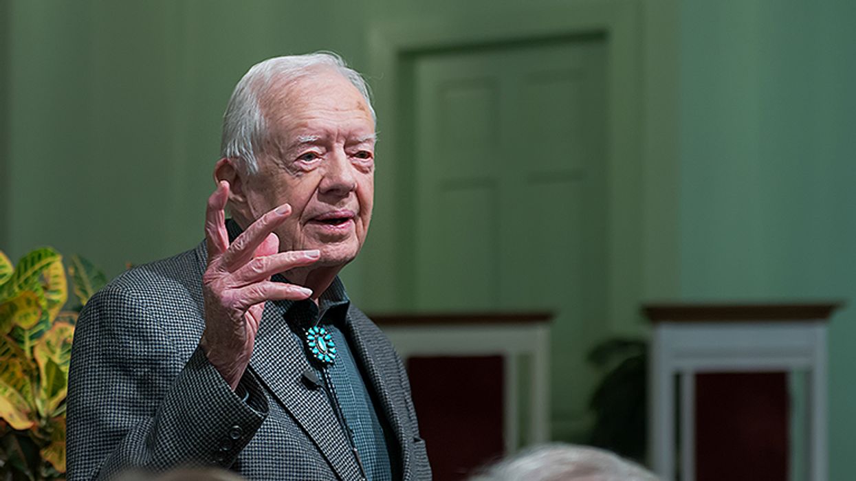 Jimmy Carter warns US democracy 'teeters on the brink'