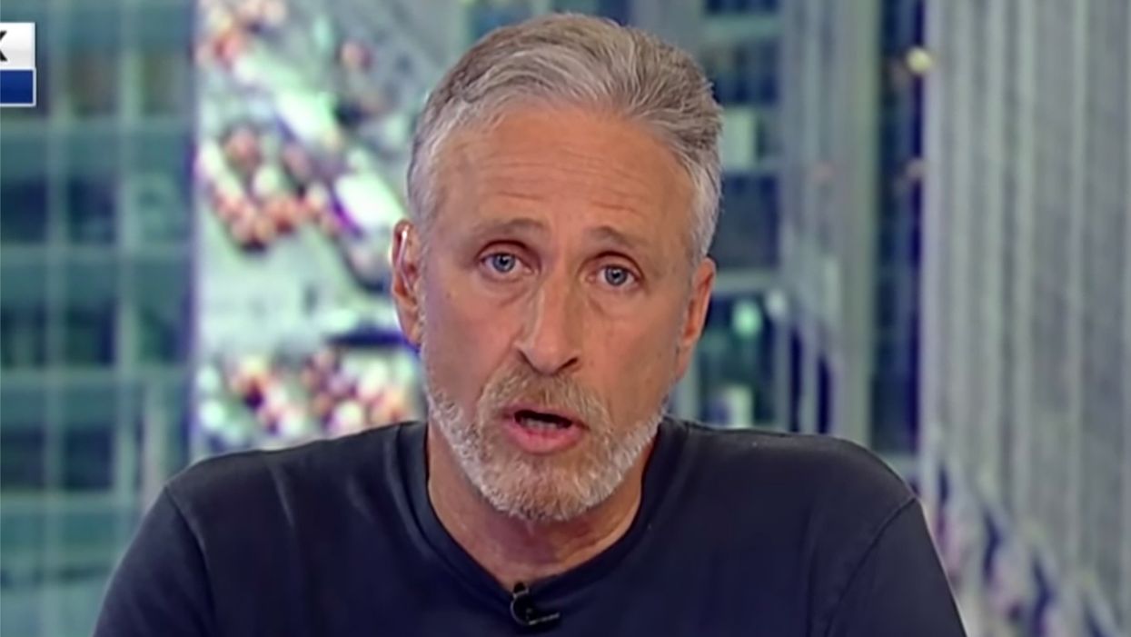 Jon Stewart takes aim at Donald Trump's ridiculous SAG resignation letter