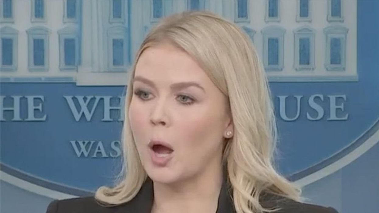 Trump press secretary snarls as reporter grills her on Trump's Gaza occupation plan