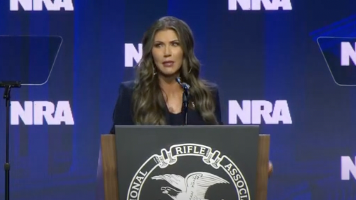 'Wait for the audience pan': South Dakota Gov. mocked for denying NRA is mostly 'old white guys'