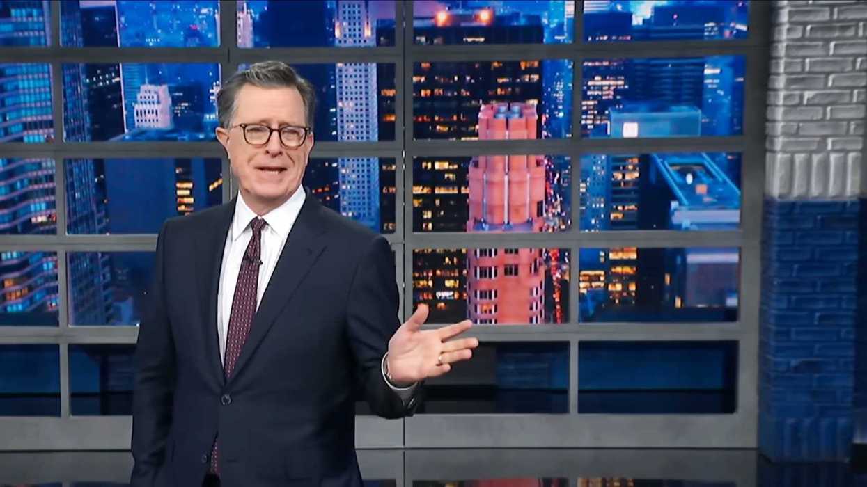 Stephen Colbert takes a new swipe at CBS in one of his final shows