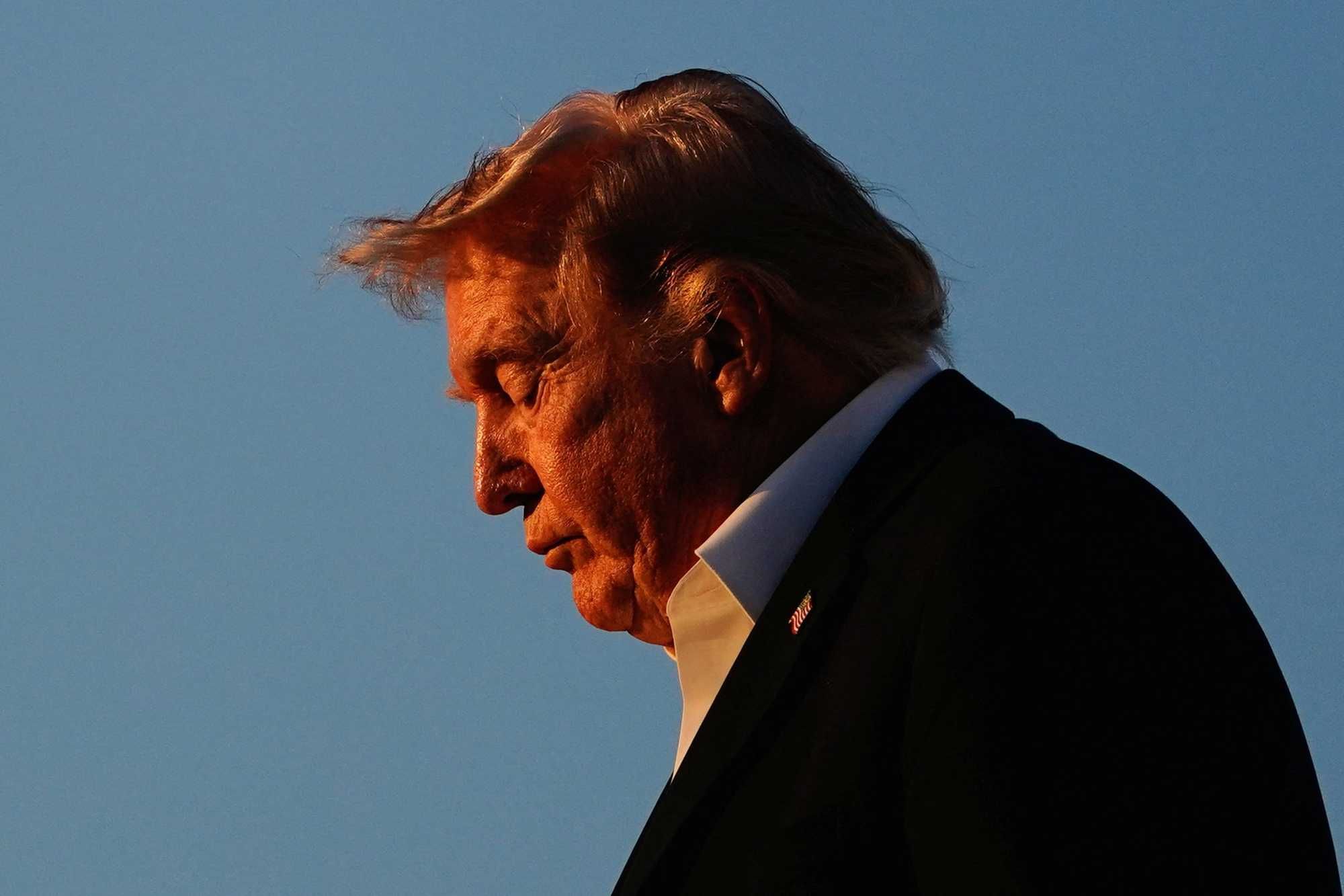 U.S. President Donald Trump arrives at Joint Base Andrews, U.S., May 3, 2026.