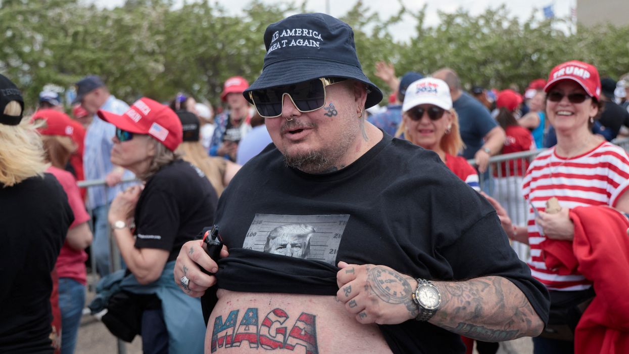 Navy vet shakes with rage over 'grotesque MAGA merchandise'