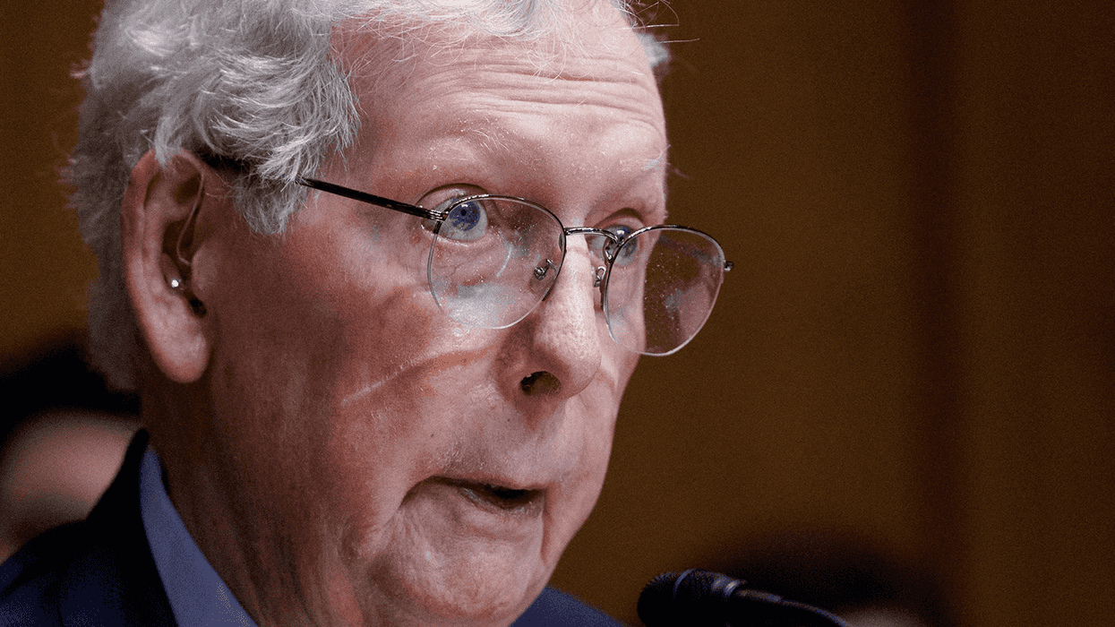 New bombshell video shows Mitch McConnell loaded into ambulance on a stretcher