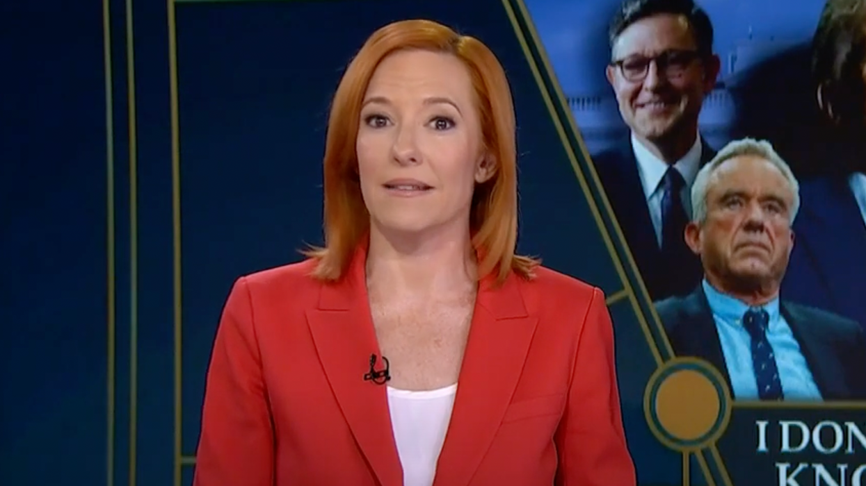 'Blissfully ignorant': Jen Psaki brutally mocks 'simple country lawyer' Mike Johnson