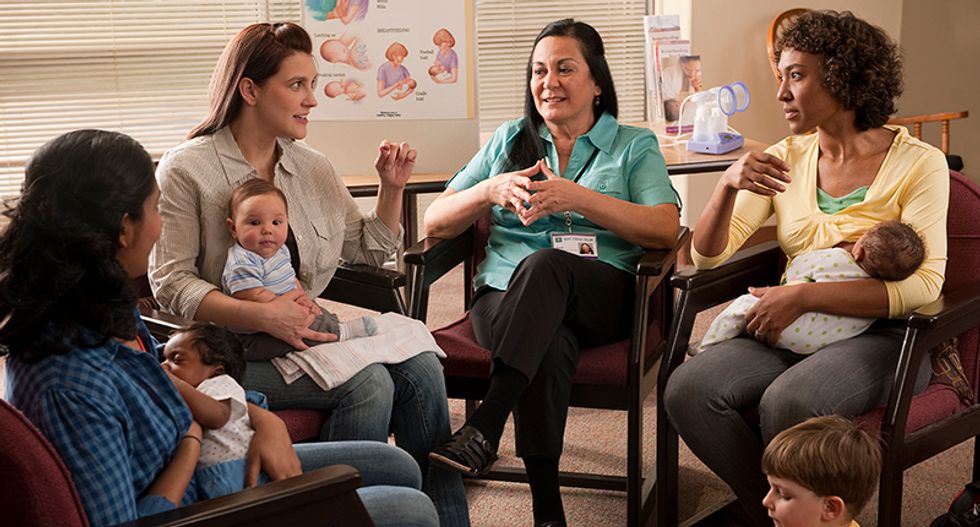 Swing state mothers 'overwhelmed' by Trump's America