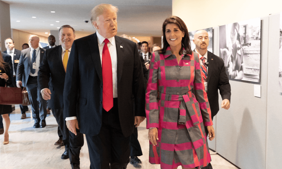 Nikki Haley tears Trump apart for 'chaos and distraction'