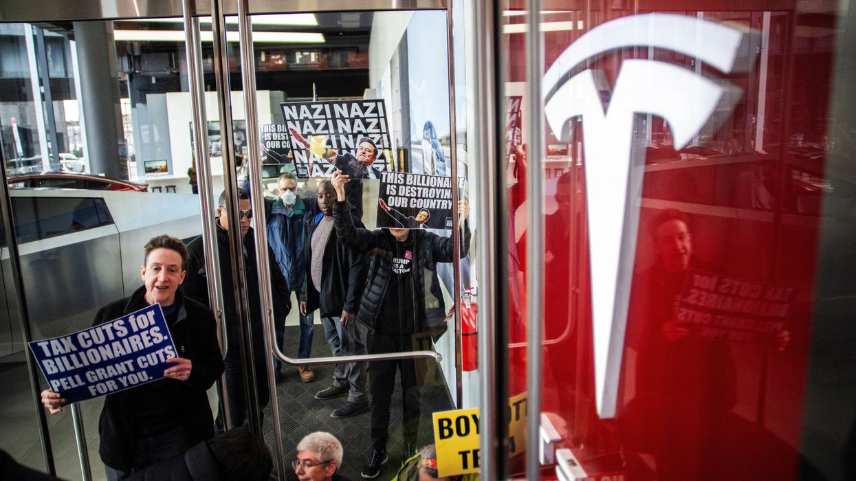 'No one voted for this': #TeslaTakedown actions pick up steam — and are 'going global'