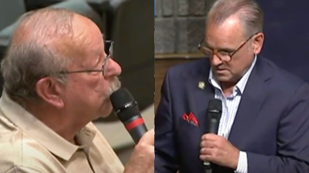 'Sick of all the lies': Missouri farmer erupts at GOP rep for backing 'dictator' Trump