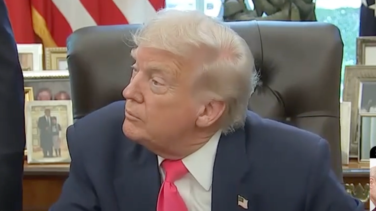 'Love your question': Trump flatters LindellTV reporter who fawns over him during presser