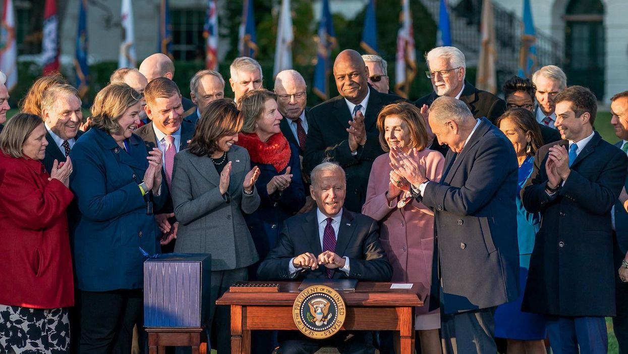 Why an army of union workers and other activists coalesced around America’s infrastructure bill