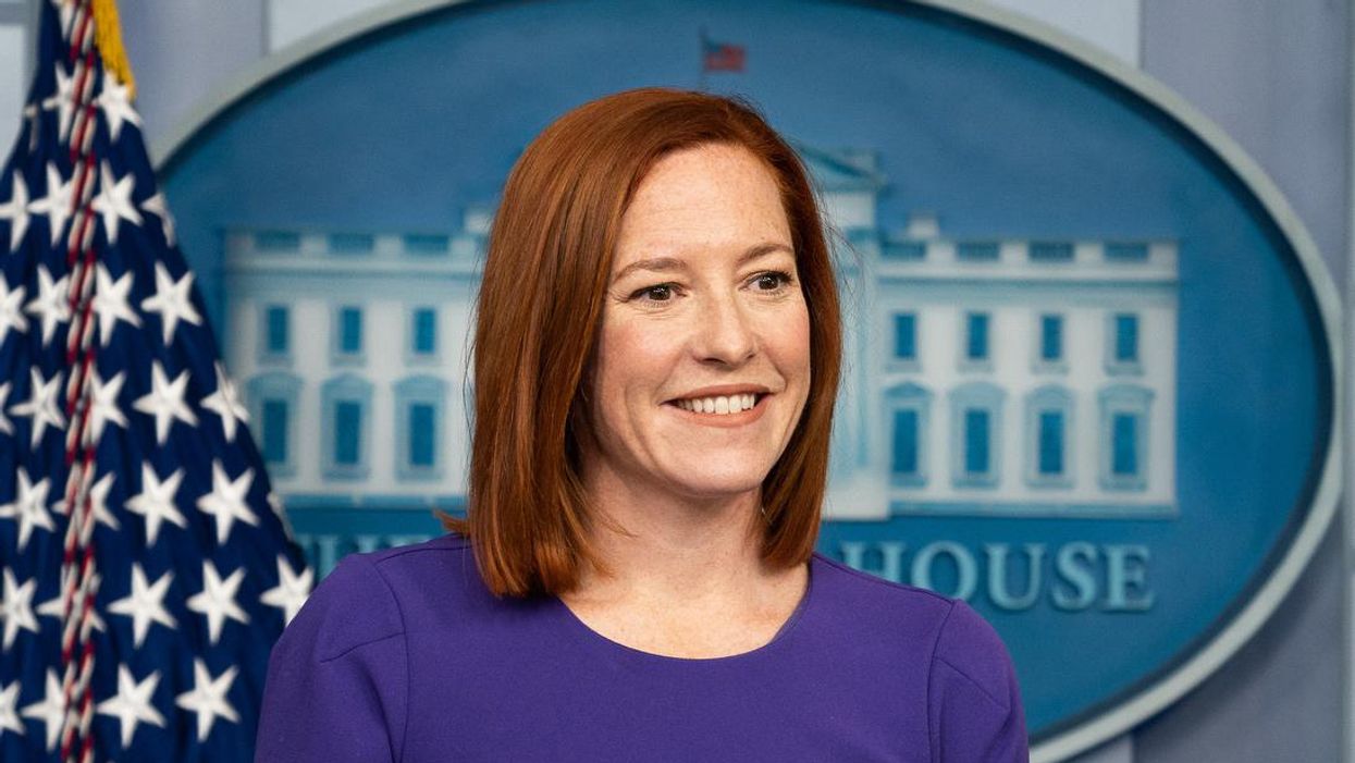 Jen Psaki had a hilarious response to a right-wing reporter pushing GOP talking points