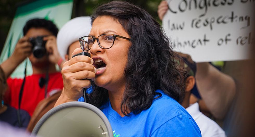 Rashida Tlaib is facing opposition from leading a delegation to the West Bank