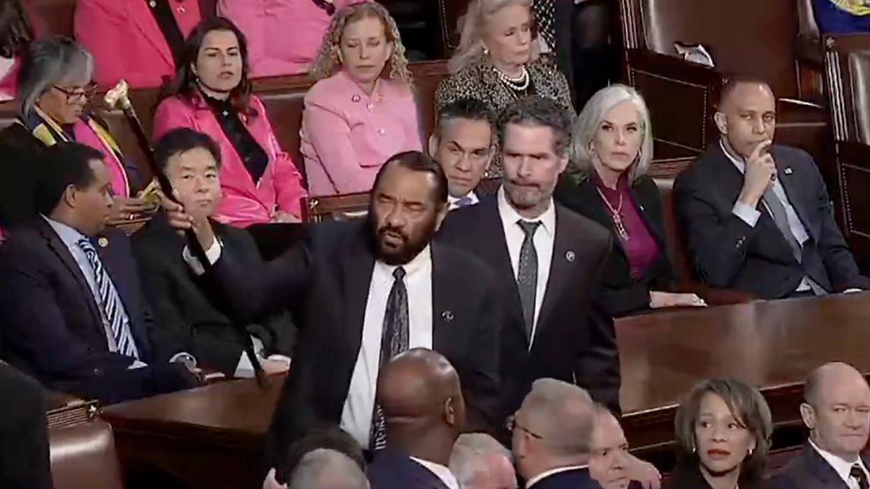 'Remove this gentleman from the chamber': Johnson kicks out Dem rep for shouting at Trump