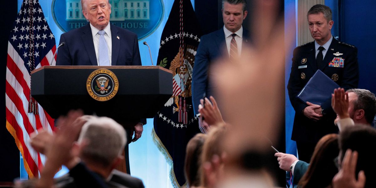 Trump torched for 'shredding the constitution' with TV announcement