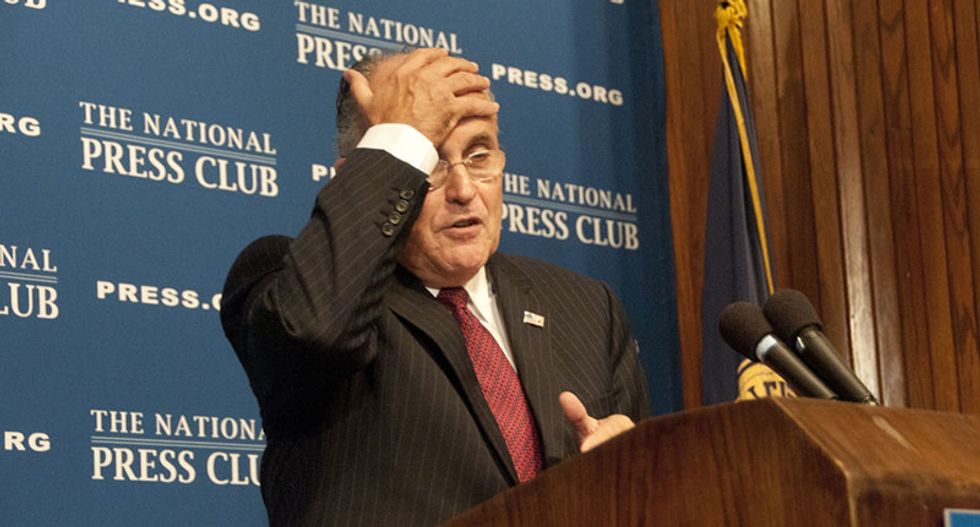 Conservative calls for the total annihilation of the Republican Party as Giuliani openly 'betrays' the United States