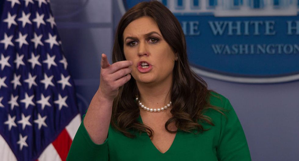 Sarah Sanders squirms after the Today Show points out Mueller's report 'does not exonerate' Trump