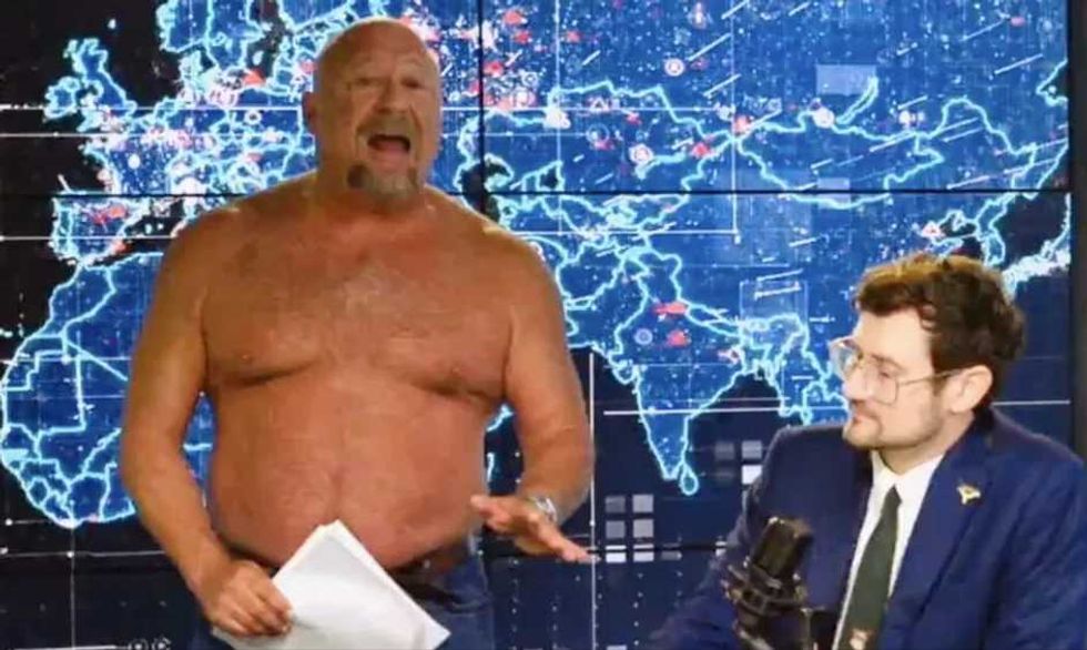 Week-long Alex Jones freak out culminates in claim 'Satanists' are taking over Infowars