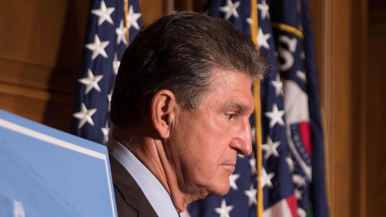 Manchin's comments reveal he still has a foot planted in the ashes of Ronald Reagan's worldview