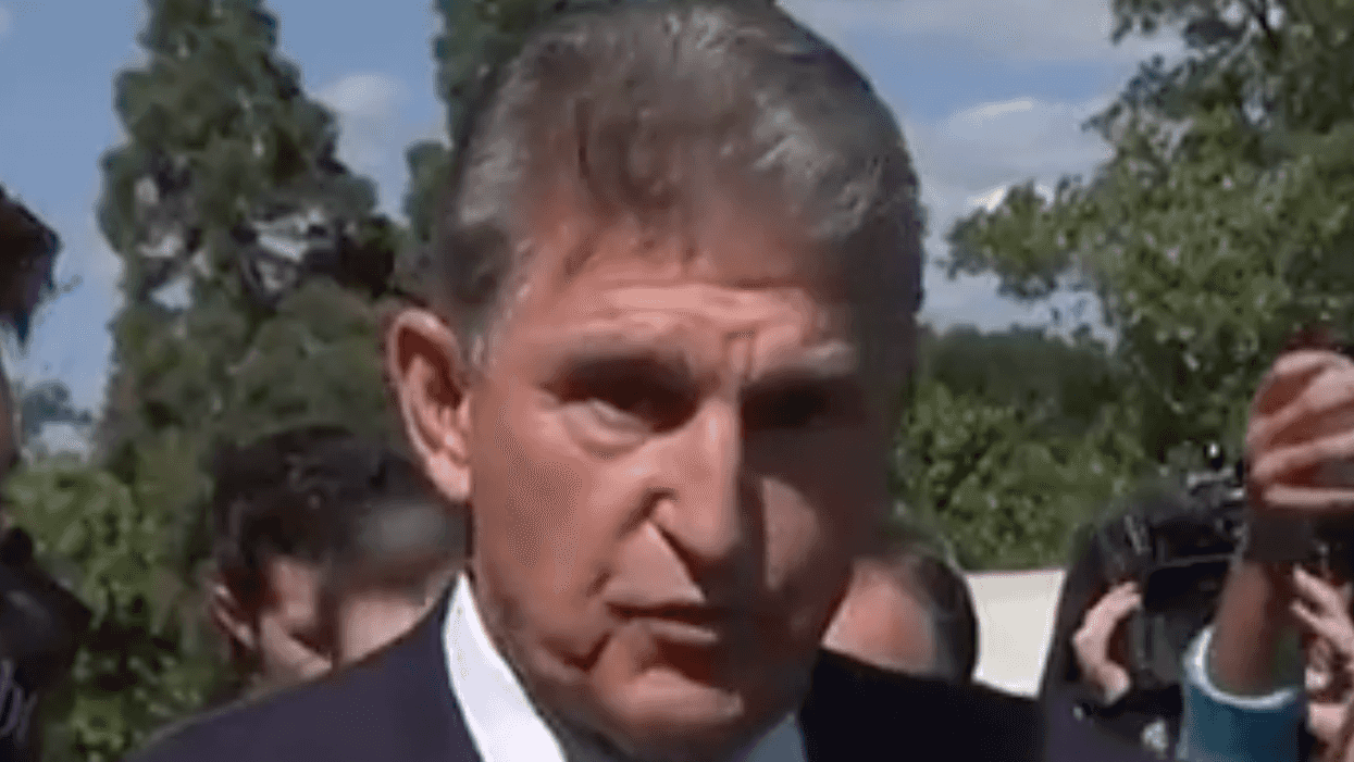 Joe Manchin lashes out with profanity at a reporter who asks about his position on Biden's agenda