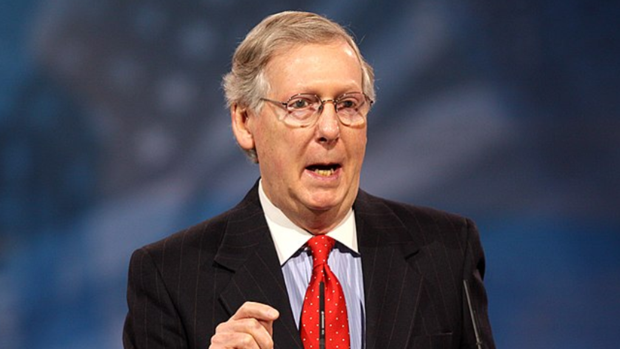 Mitch McConnell flat-out tells Republicans to use Manchin and Sinema to obstruct Biden