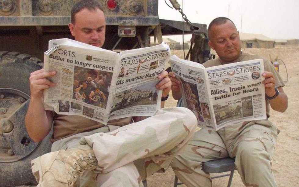 Military newspaper notices bitter Trump ordering allies to 'get your own oil'