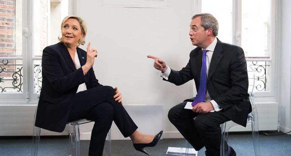 Europe's far-right leaders have learned a powerful trick from Trump
