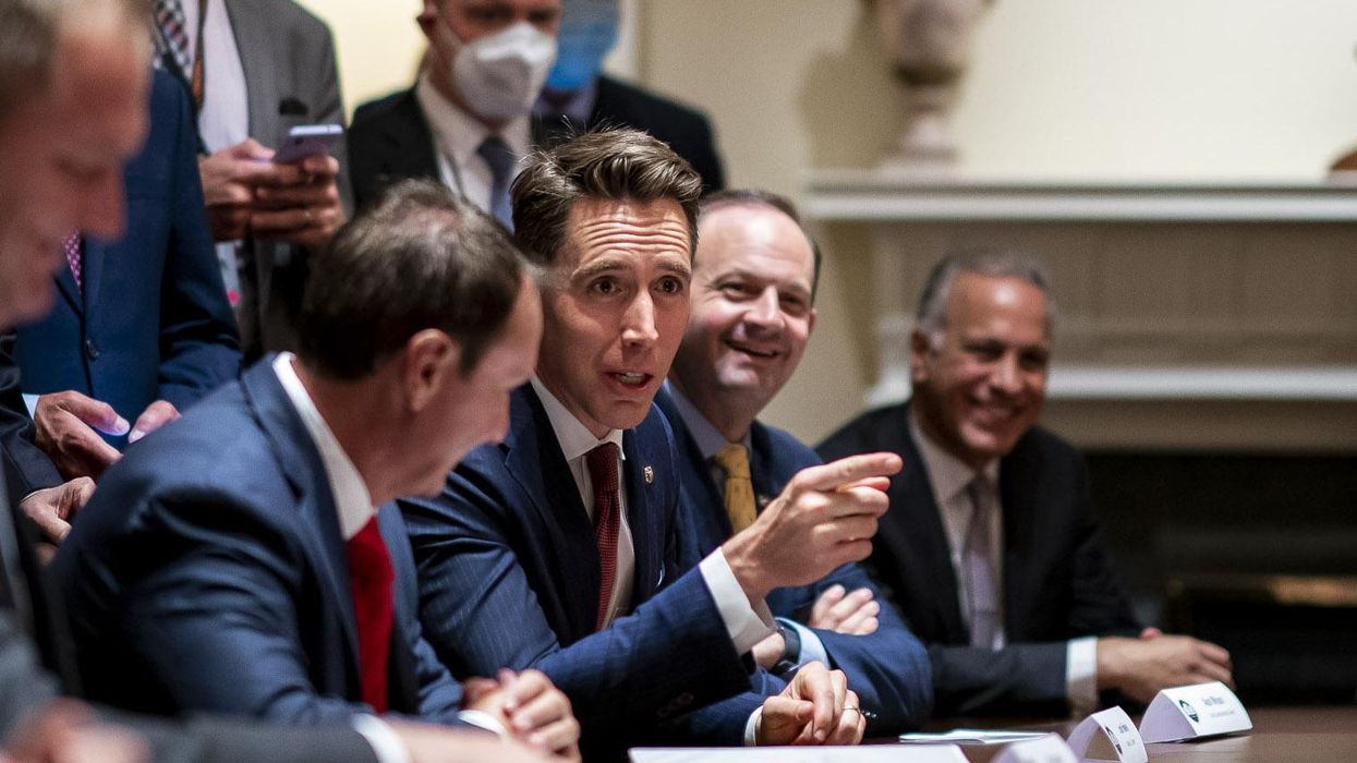 Why Josh Hawley is praying for your money