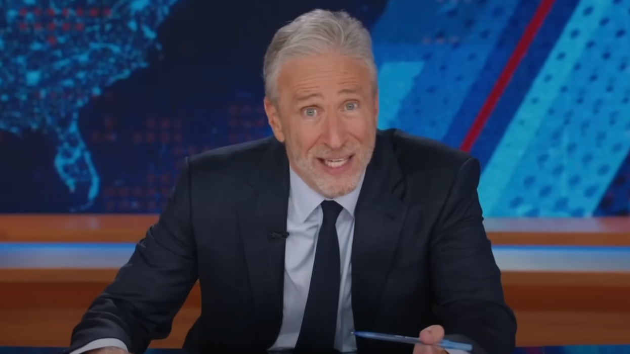 'Award it to yourself!' Jon Stewart mocks Trump's 'fragility' over his Nobel Prize demands