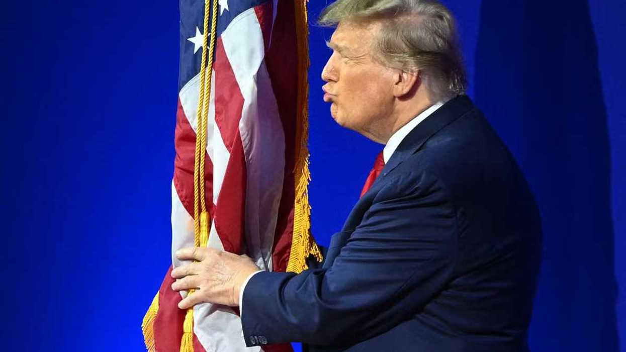 'MAGA hat on a stick': Americans say red-white-and-blue now the flag of Trump