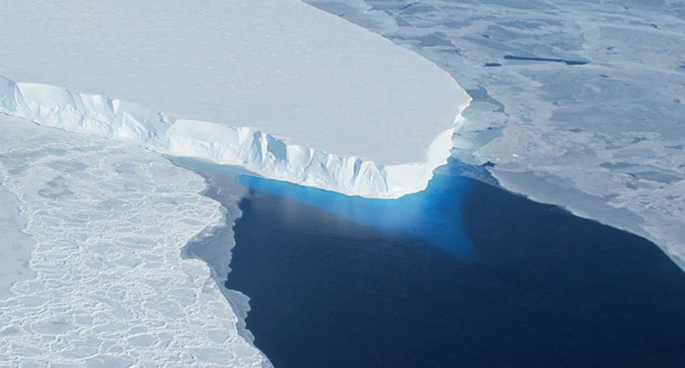 There’s a giant hole in the world’s most important glacier
