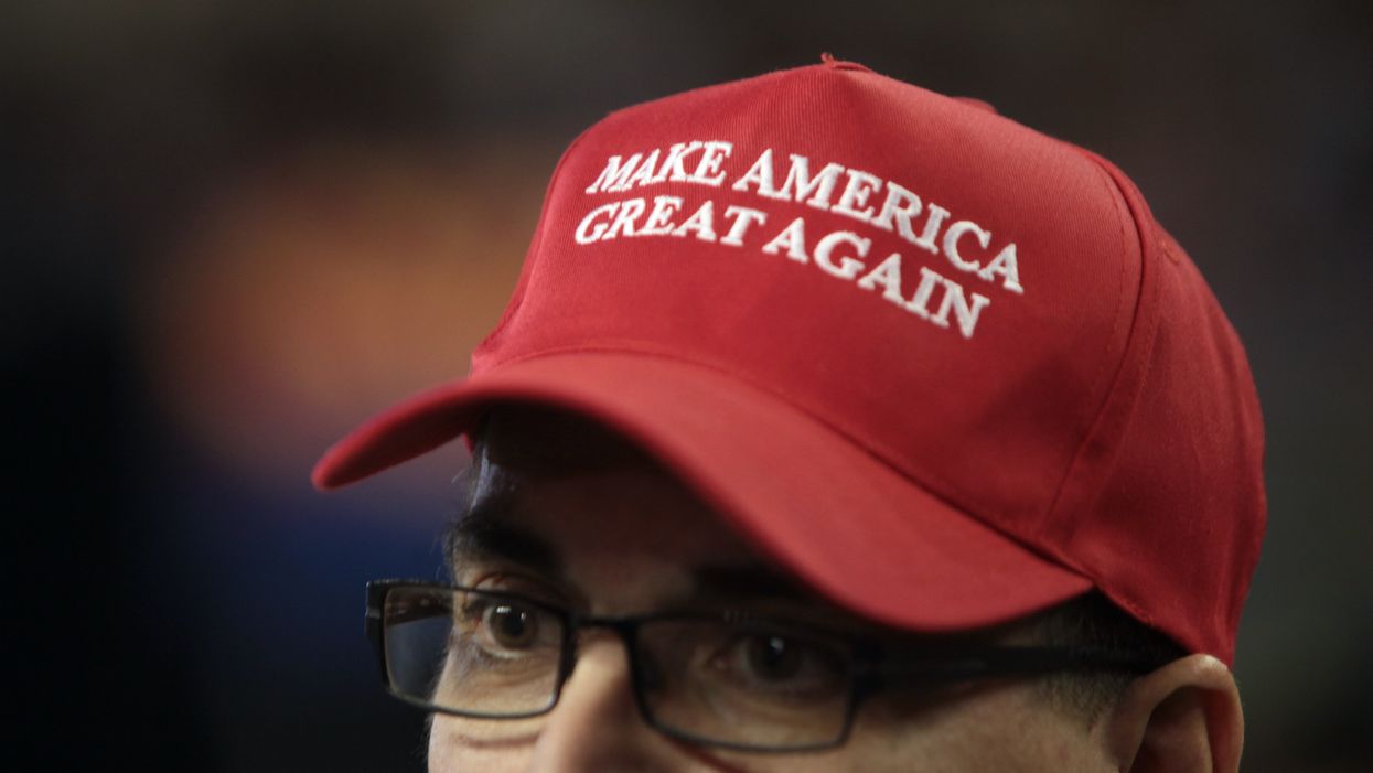 Trump supporter voter hat