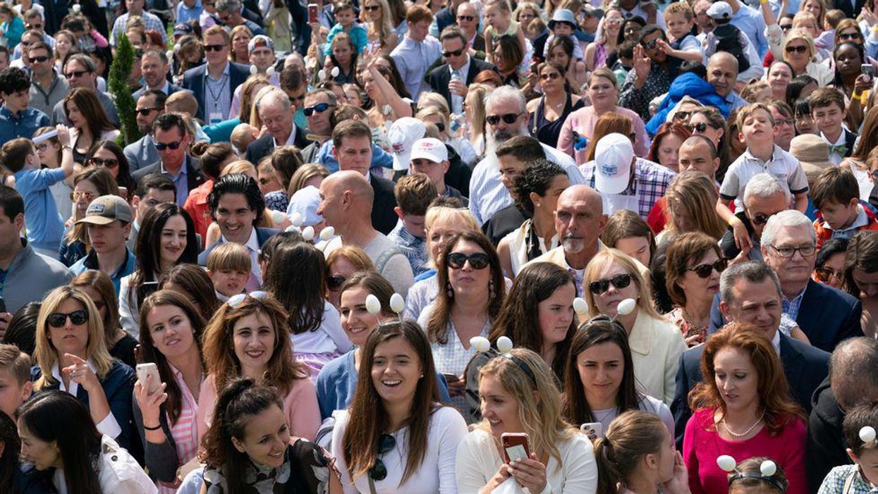 trump voters crowd