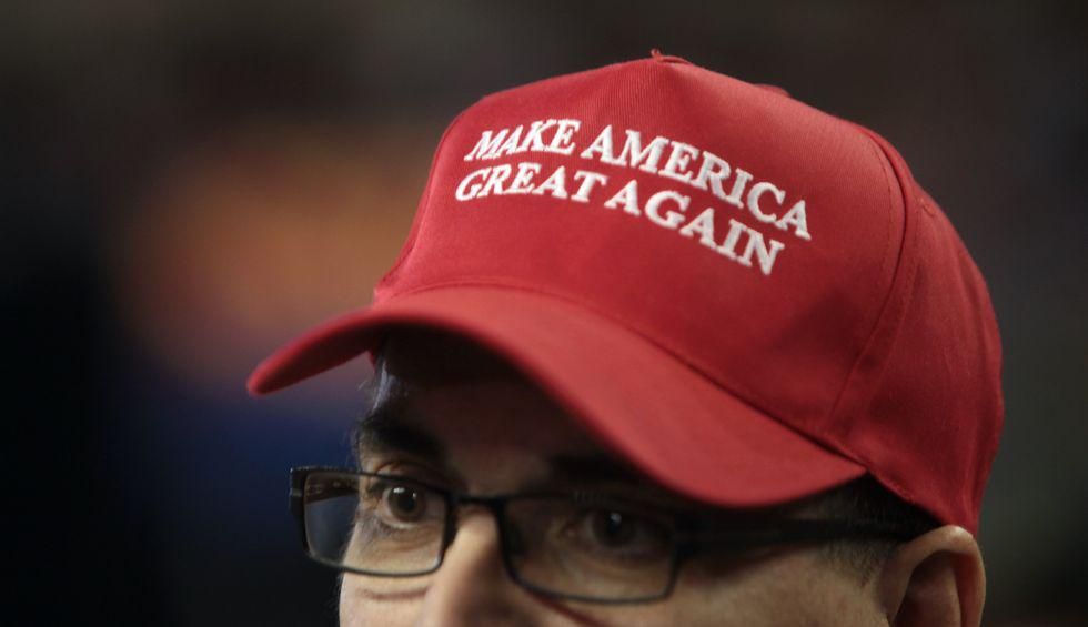 Trump supporter voter hat